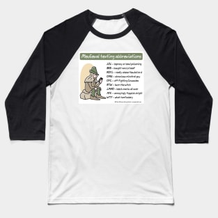 Medieval texting abbreviations Baseball T-Shirt